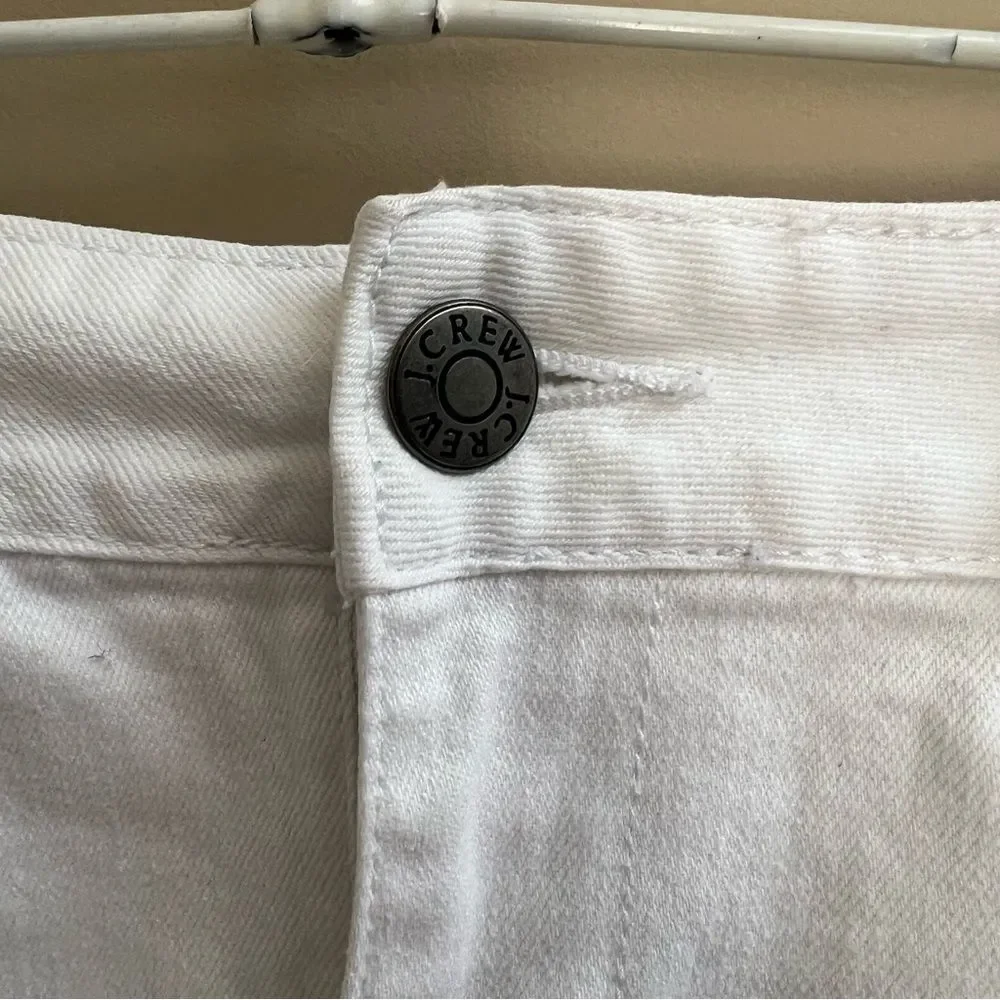 J. Crew White Mini Pencil Skirt Casual Resort Wear